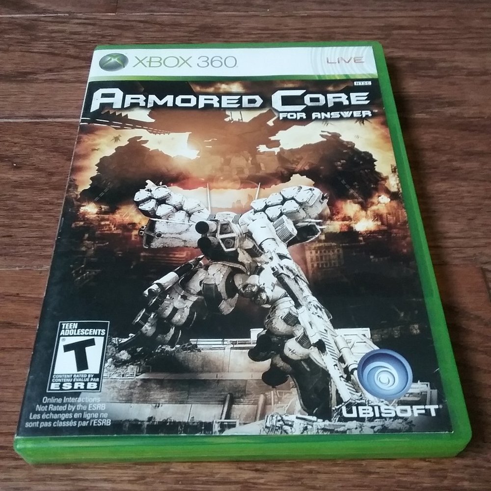 Armored Core For Answer (Microsoft Xbox 360, 2008) Complete With Manuals Tested